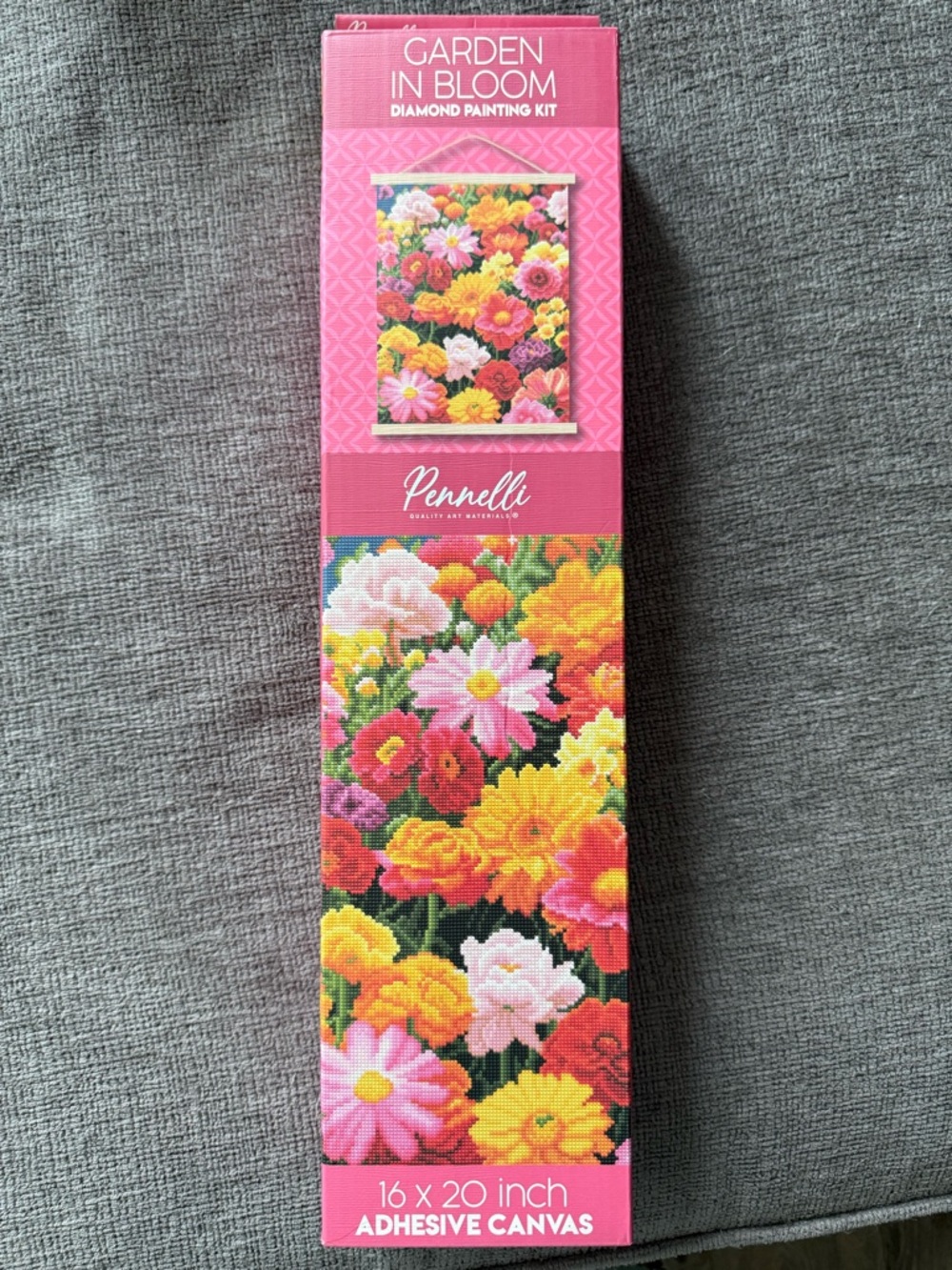 Garden in Bloom Diamond Painting Kit - Pink Floral